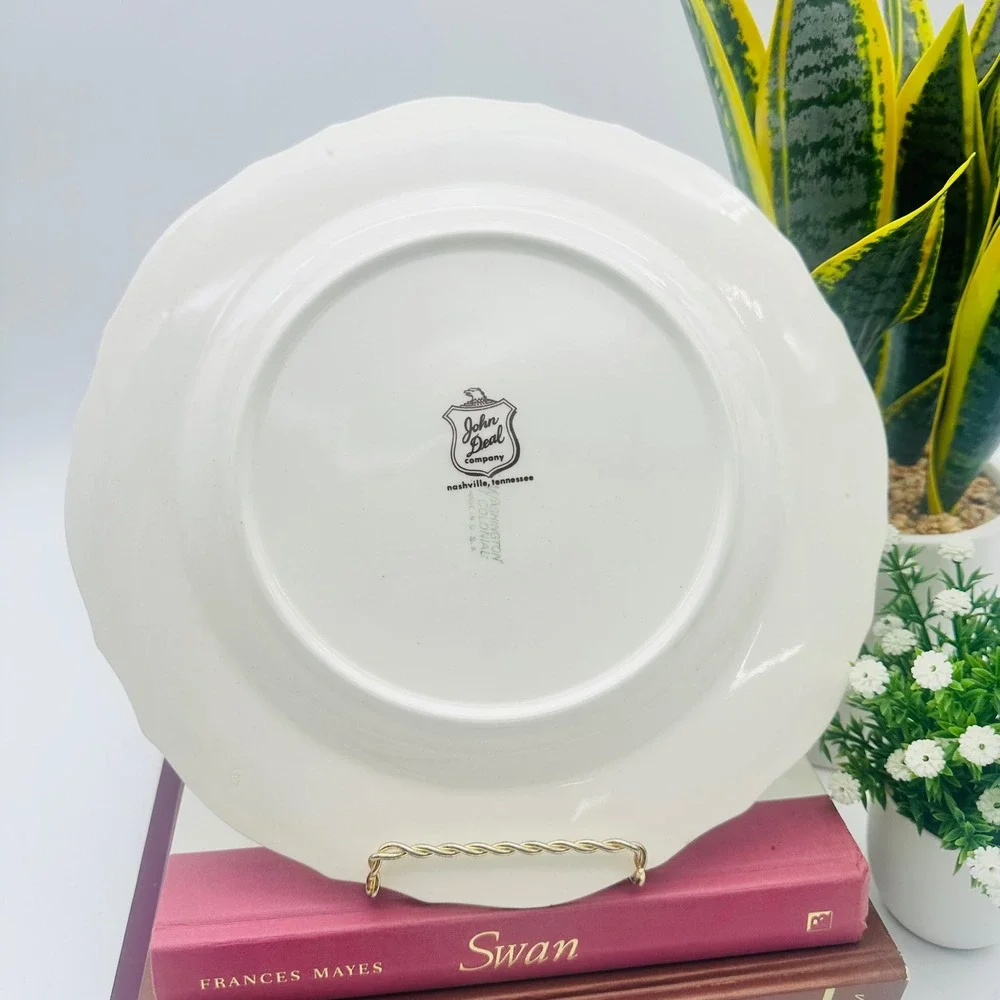 Vintage John Deal Co Three Saints Russian Orthodox Church Ansonia CT Plate‎